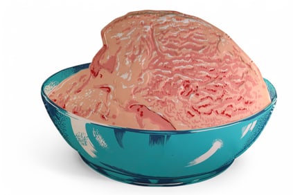 LARGE COCA-COLA BOWL OF ICE CREAM METAL SIGN (TAC)