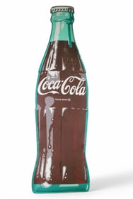 HUGE COCA-COLA BOTTLE METAL SIGN (TAC)