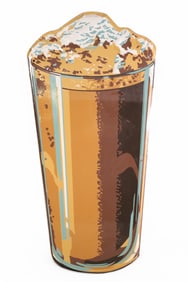 SMALL COCA-COLA MILKSHAKE METAL SIGN (TAC)