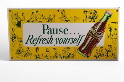 COCA-COLA "PAUSE" W/ BOTTLE FOR MACHINE (TAC)