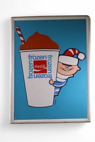 FROZEN COCA-COLA METAL SIGN (TAC)