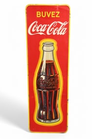 FRENCH/CANADIAN COCA-COLA METAL SIGN (TAC)