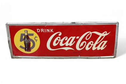 DRINK COCA-COLA METAL SIGN (TAC)