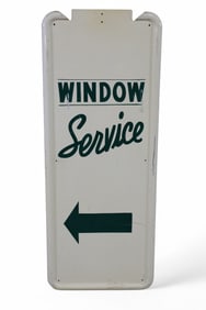 (COCA-COLA) PILASTER SIGN W/ HAND PAINTING (TAC)