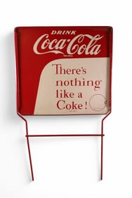 COCA-COLA "THERE'S NOTHING LIKE A COKE! RACK SIGN