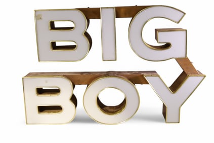 BIG BOY NEON LETTERS