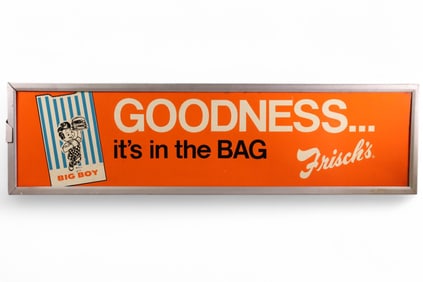 CARDBOARD BOB'S BIG BOY FRISCH'S SIGN