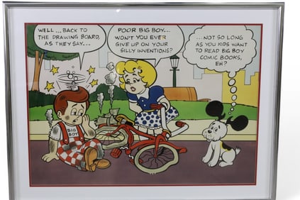 LARGE BOB'S BIG BOY FRAMED PRINT