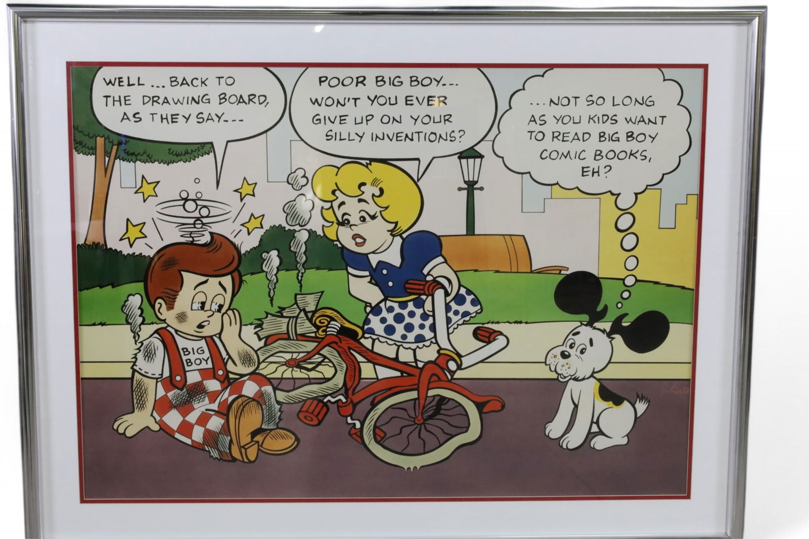 LARGE BOB'S BIG BOY FRAMED PRINT (1 of 3)