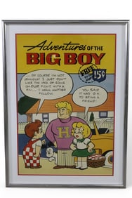 BOB'S BIG BOY ADVENTURES OF BIG BOY FRAMED POSTER