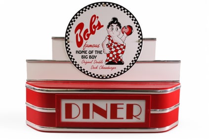 CONTEMPORARY BOB'S BIG BOY DINER SIGN