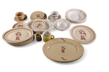 LOT OF BOB'S BIG BOY DISHWARE