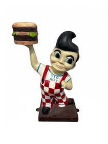 3 FOOT CAST ALUMINUM BOB'S BIG BOY FIGURE