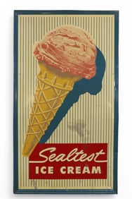 SEALTEST ICE CREAM METAL SIGN