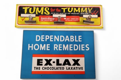 EX-LAX & TUMS SIGNS