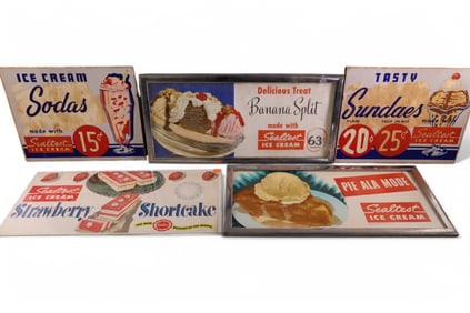5 SEALTEST ICE CREAM ADVERTISEMENTS
