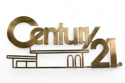 METAL CENTURY 21 SIGN