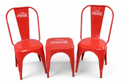 3 PIECE COCA COLA PARLOR SET