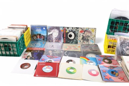 COLLECTION OF 45 RPM RECORDS