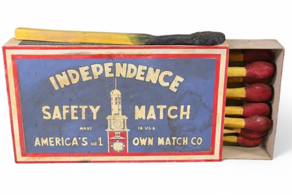 LARGE INDEPENDENCE MATCH DISPLAY