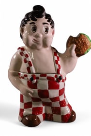 WOLFE STUDIO BOB'S BIG BOY COOKIE JAR