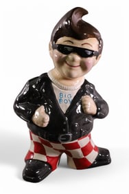 WOLFE STUDIO BOB'S BIG BOY COOKIE JAR