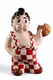 WOLFE STUDIO BOB'S BIG BOY COOKIE JAR