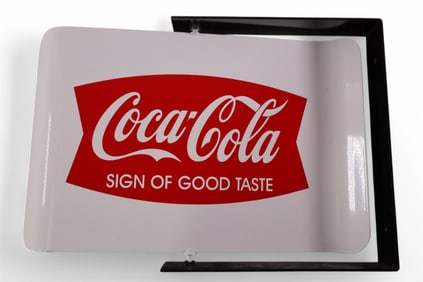 MODERN COCA COLA SPINNER METAL SIGN
