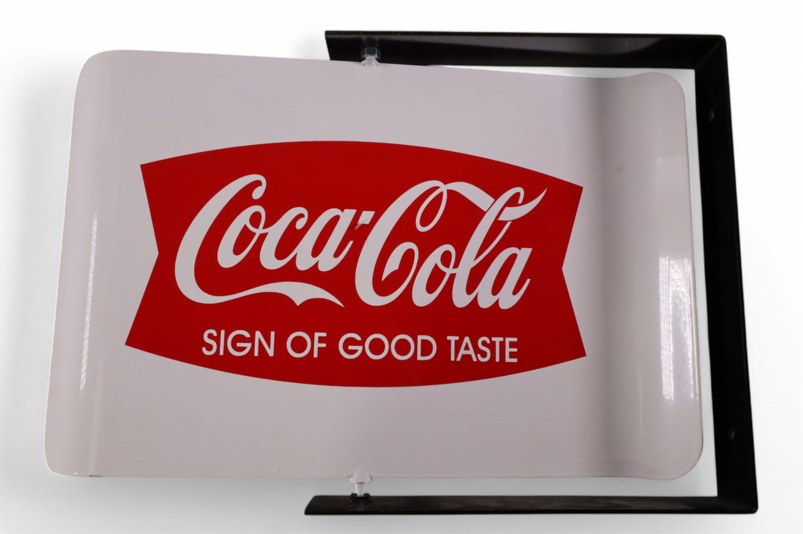 MODERN COCA COLA SPINNER METAL SIGN (1 of 2)