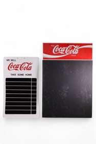 2 COCA COLA CHALKBOARDS