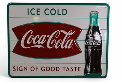MODERN LIMITED EDITION COCA COLA TIN SIGN
