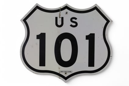 U.S. 101 HIGHWAY SIGN