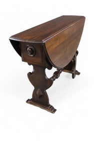 VICTORIAN NARROW DROP SIDE TABLE