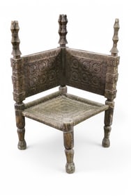 ANGLO INDIAN CORNER CHAIR