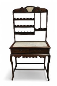 CHINESE MARBLE TOP DESK