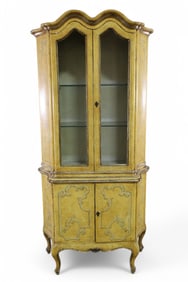 ITALIAN PAINTED FINISH CURIO