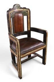 ANGLO INDIAN ARMCHAIR