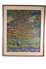 JAMES HOYLE "FIELD OF FLOWERS" PAINTING