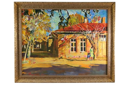 LARGE OIL PAINTING