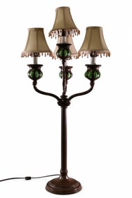 TIFFANY STYLE CANDLE LAMP