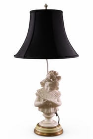 MARBLE BUST LAMP