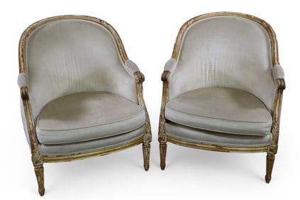 PAIR OF FRENCH ARMCHAIRS