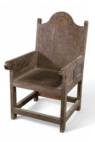 ANGLO INDIAN ARMCHAIR