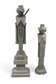 PAIR OF FRANK LLOYD WRIGHT "SPRITE" FIGURES