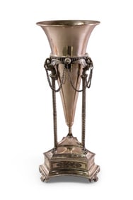 SIVLERPLATED VASE