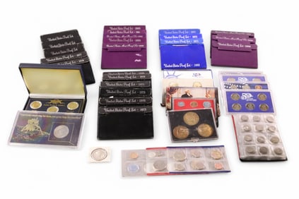 COLLECTION OF U.S PROOF & MINT SETS