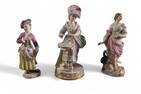 3 MEISSEN FIGURES