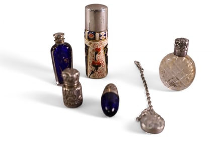 6 MINIATURE ENGLISH PERFUMES