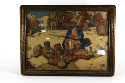 1920'S DEAN CORWELL FRAMED PRINT