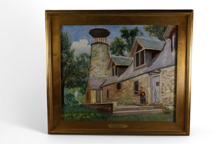 C.W. GLEASON OIL PAINTING